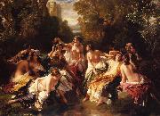 Franz Xaver Winterhalter Florinda oil painting